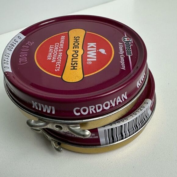Kiwi Cordovan Leather Shoe Polish 1-1/8 Oz - LOT OF TWO (2) NEW - Picture 4 of 4